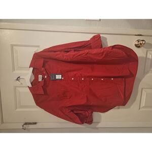 xxl , 2xl , plus size universal threads Classic Red Button-Up Shirt